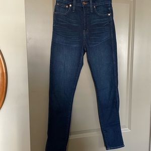 Madewell 10” high rise skinny skinny size 27